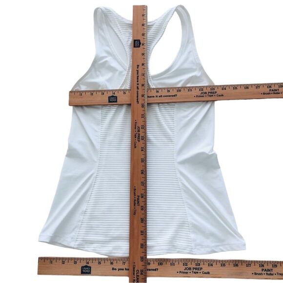 Lululemon Goal Crusher Tank (Stripe) White - Picture 14 of 14